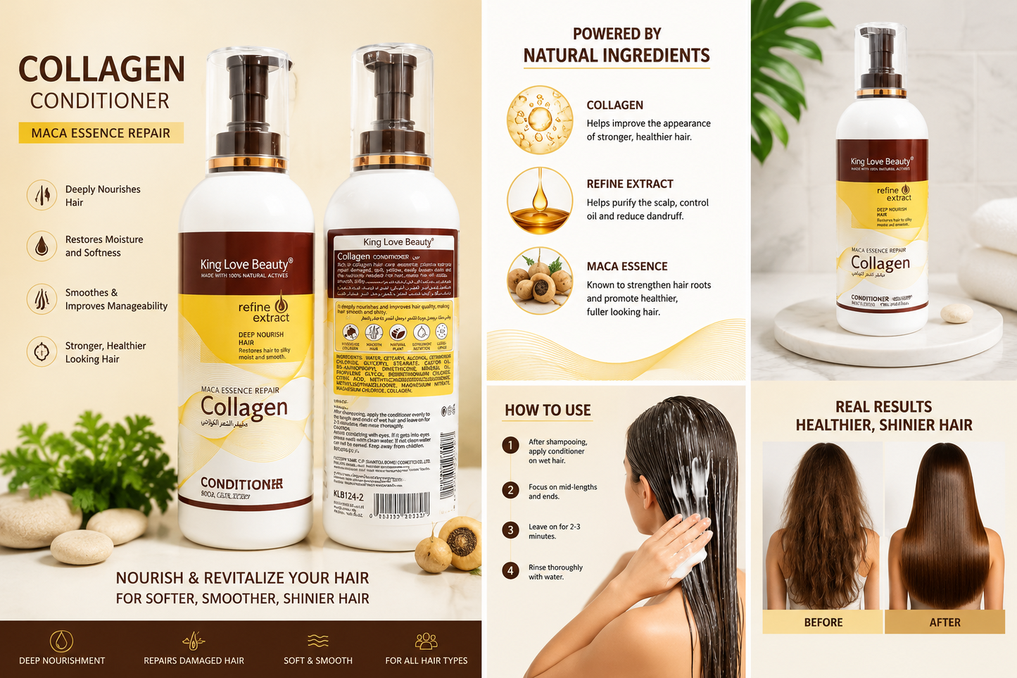 King Love Beauty Collagen Conditioner – 800ml