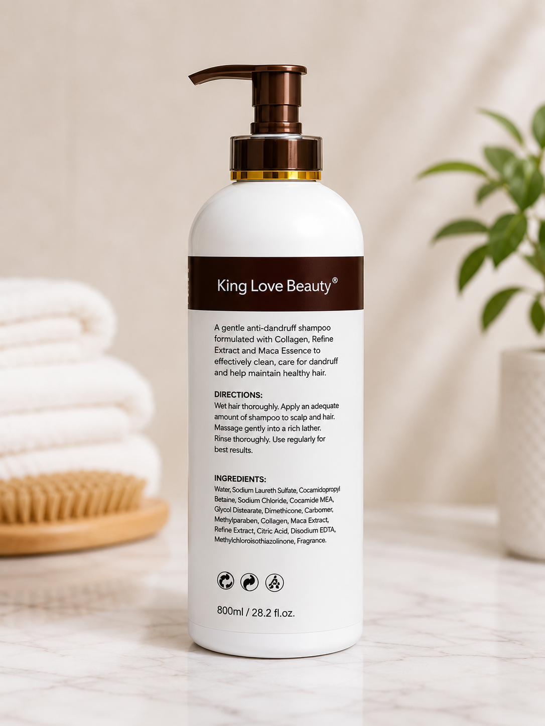 King Love Beauty Collagen Anti-Dandruff Shampoo – 800ml