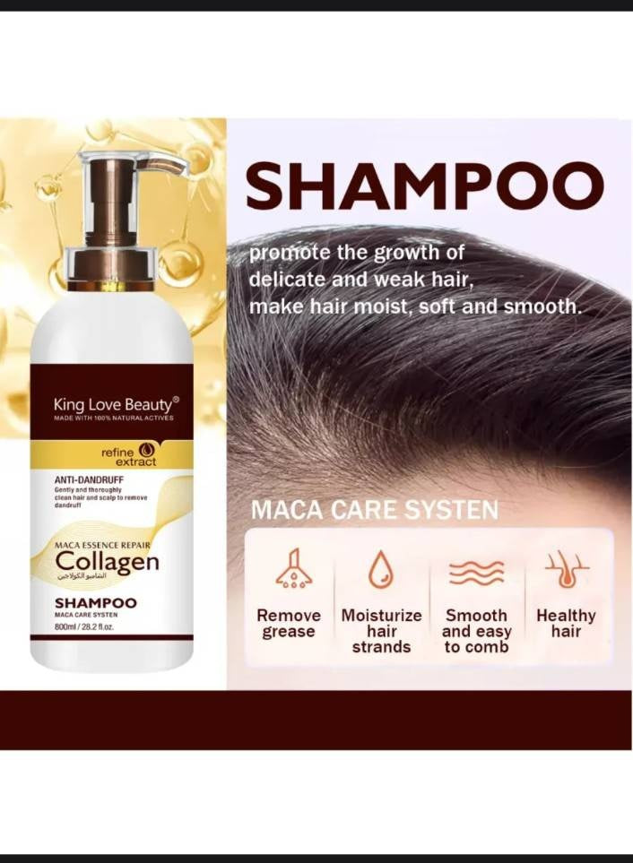 King Love Beauty Collagen Anti-Dandruff Shampoo – 800ml